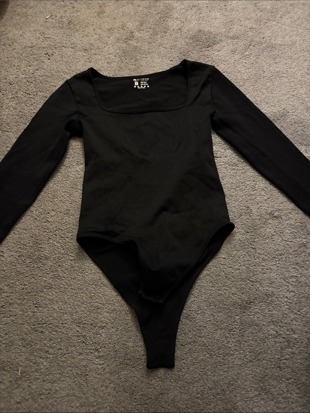 Black Long Sleeve Bodysuit